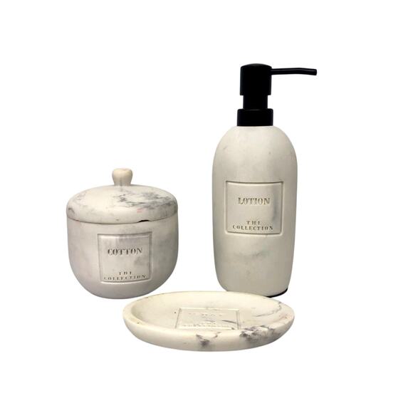 The Collection Bathroom Containers set of 3 - Picture 1 of 16